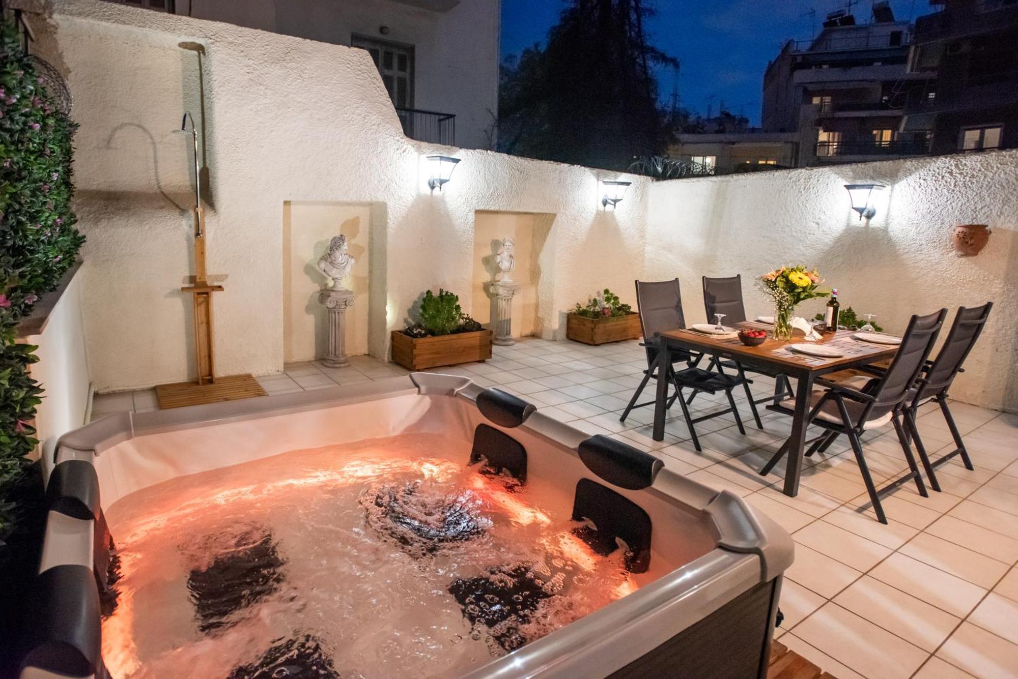 Kg Acropolis Escape Spa Apartment Athén Kültér fotó