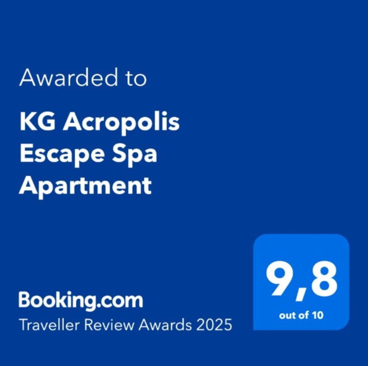 Kg Acropolis Escape Spa Apartment Athén Kültér fotó